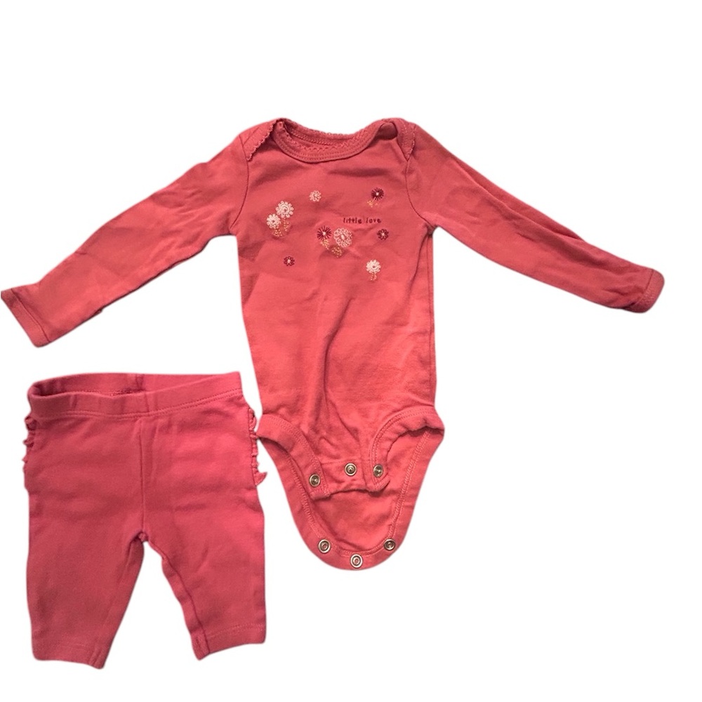 Kids Pink Two Piece Set “little love”